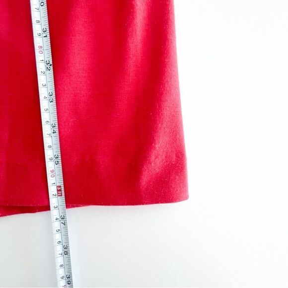 Z Spoke By Zac Posen Red Cocktail Dress Knit Stretch Women's 10 Lined - Picture 8 of 9